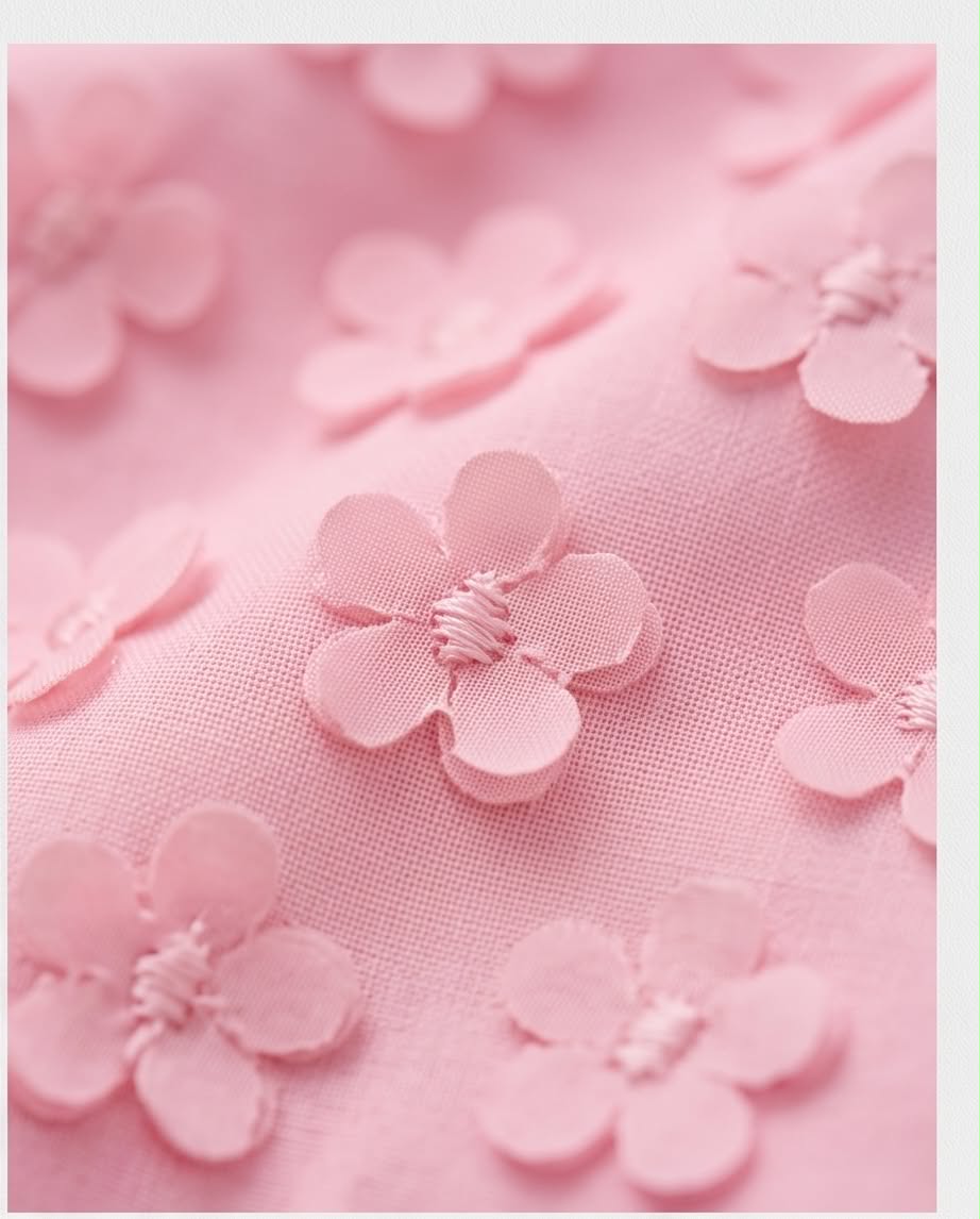 🌸 Cherry Blossom Set | Ροζ σετ με αμάνικο τοπ και φούστα-σορτ με διακοσμητικό φιόγκο.