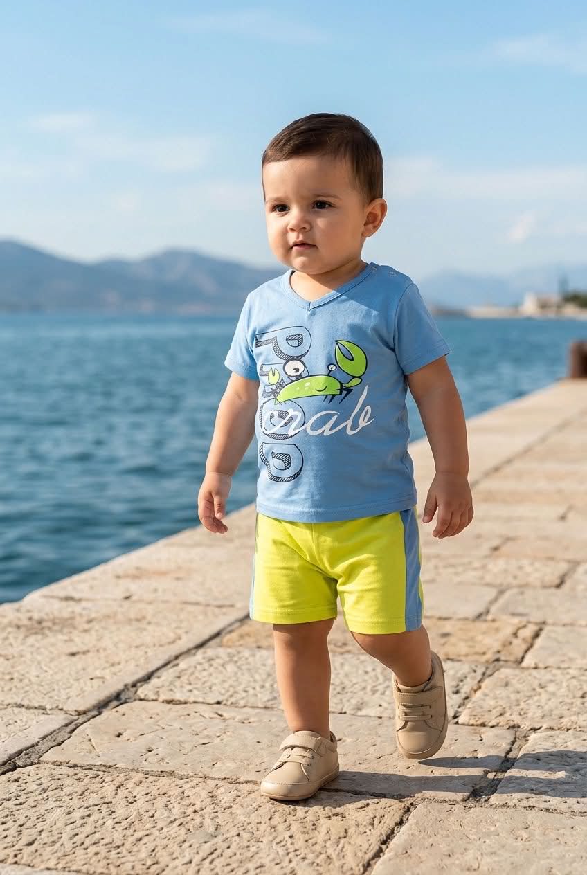Little Crab | Βρεφικό Καλοκαιρινό Σετ
