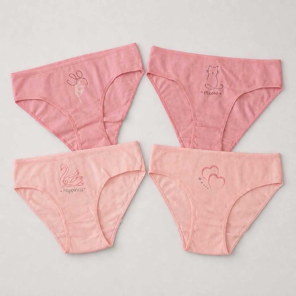 Pink Icons | Παιδικό Βαμβακερό Σλιπ Κοριτσιού