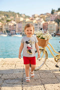 Minnie Sparkle | Βρεφικό σετ Minnie με κοντομάνικη μπλούζα και σορτς