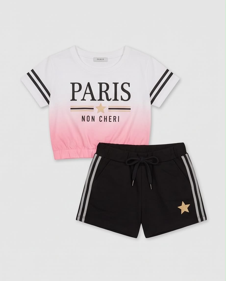 Paris Dream | Παιδικό Σετ με Σορτς