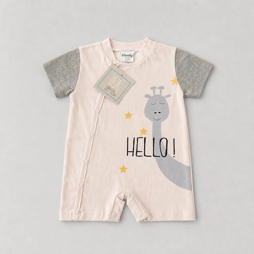 Hello Giraffe | Βρεφικό Καλοκαιρινό Φορμάκι