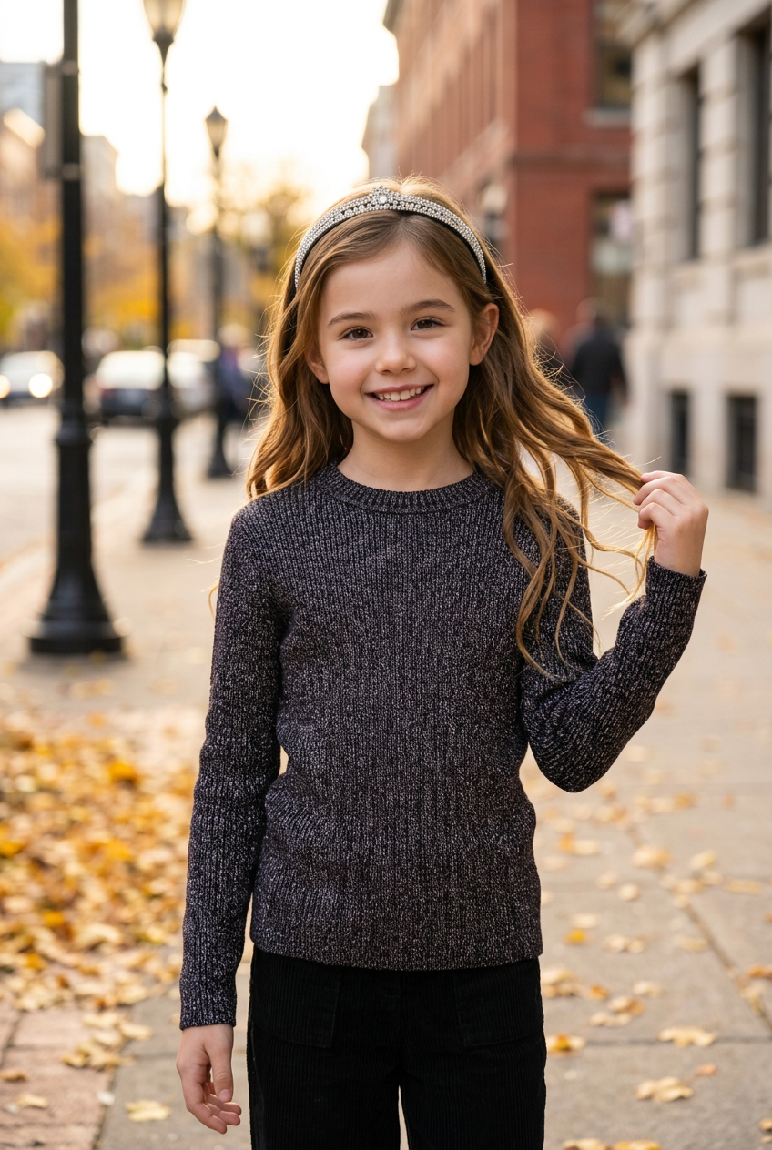 Sparkle Knit | Πλεκτή Μπλούζα