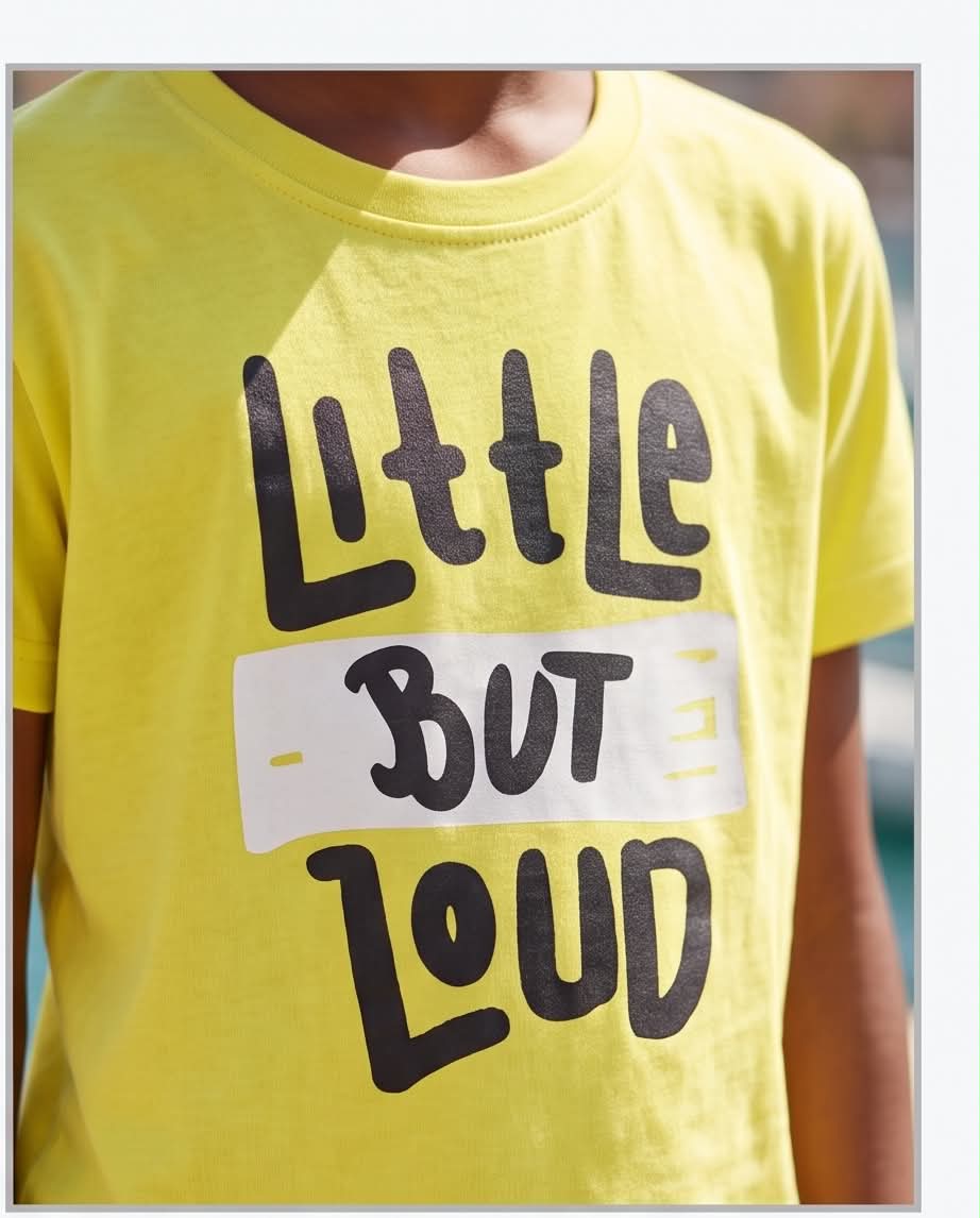 Little Loud | Παιδικό σετ με κοντομάνικο μπλουζάκι και βερμούδα