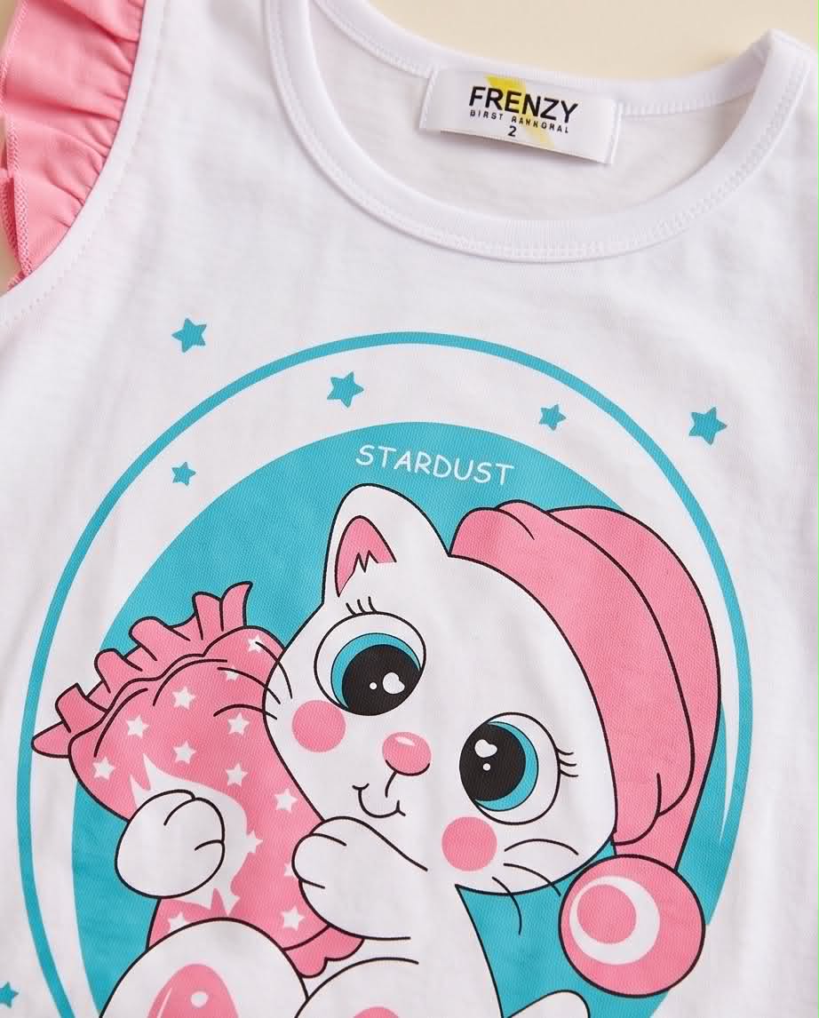 Sweet Kitty | Παιδική Καλοκαιρινή Πιτζάμα