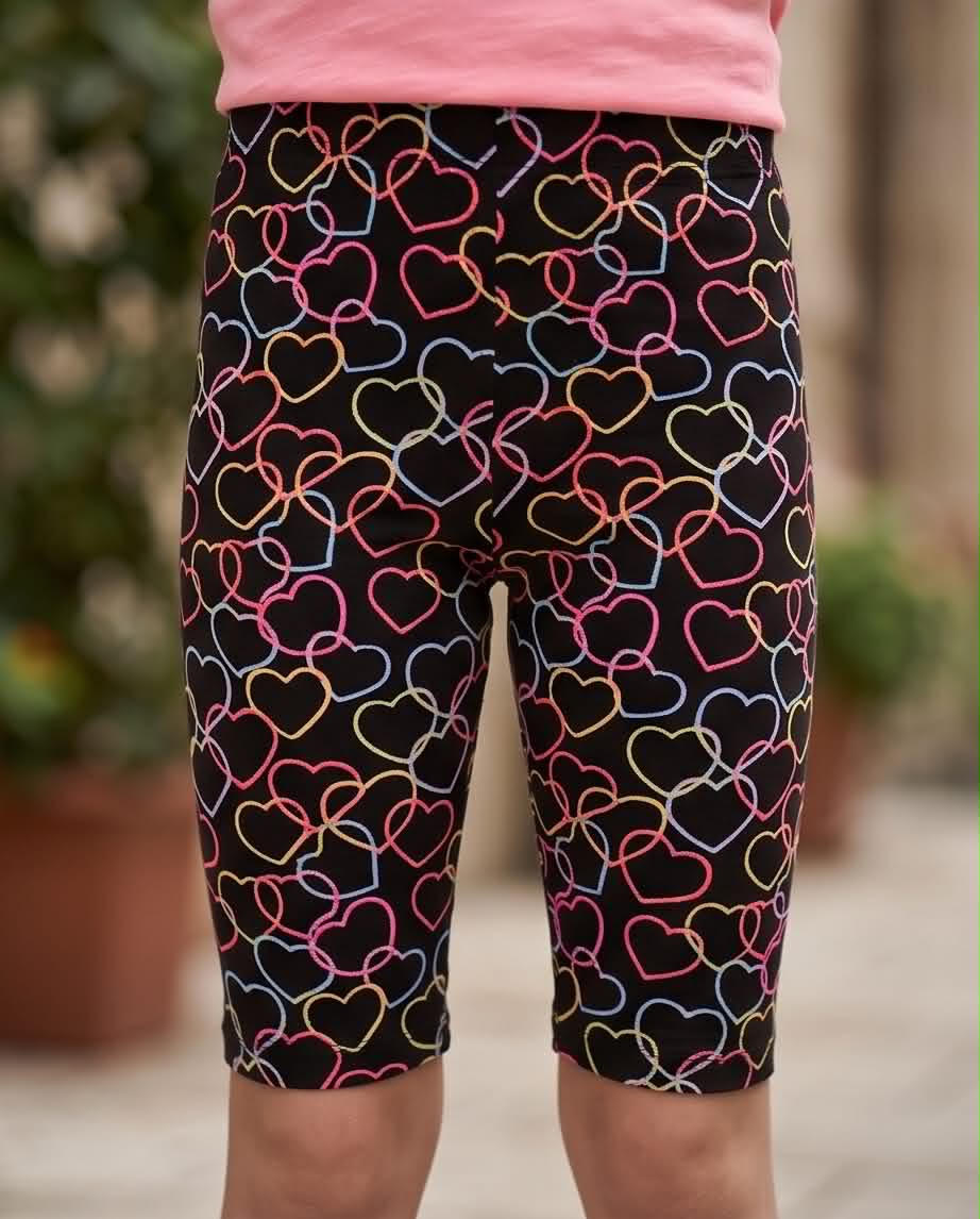 Kitty Hearts Set | Καθημερινό σετ με βερμούδα κολάν