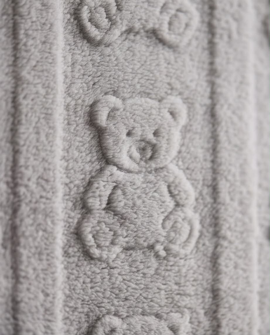 Teddy Soft | Βρεφική Ανάγλυφη Κουβέρτα Αγκαλιάς 80×110 cm