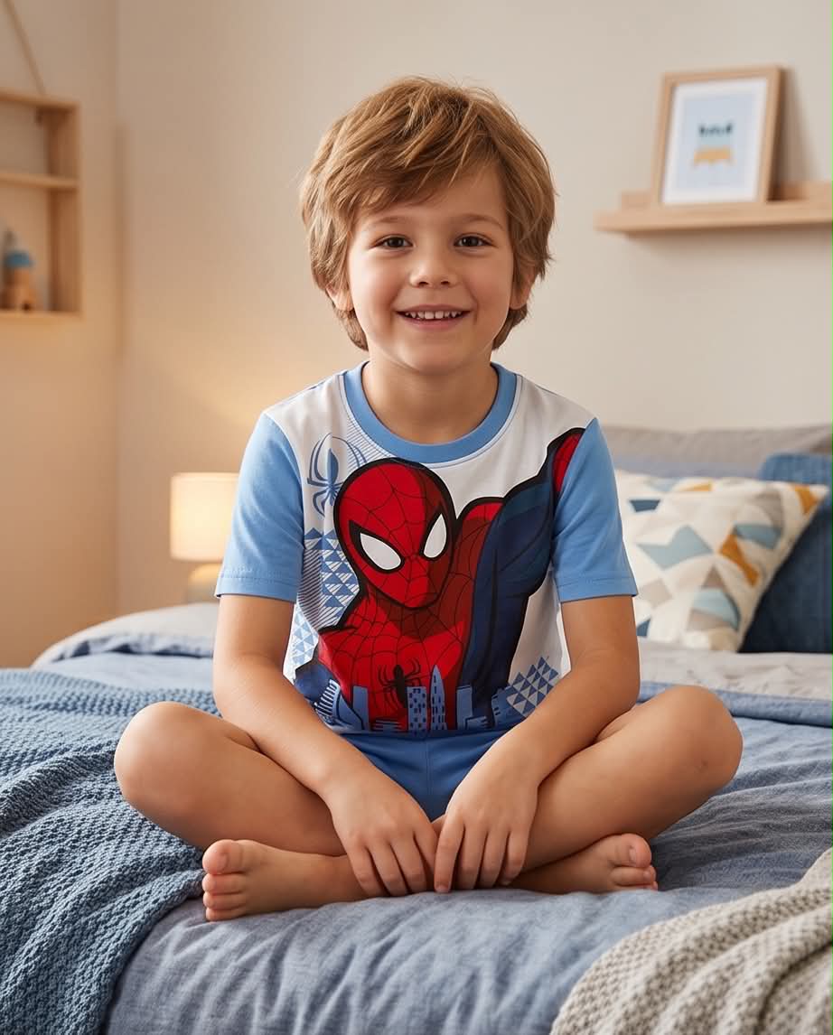Spider Hero Blue | Παιδική Καλοκαιρινή Πιτζάμα