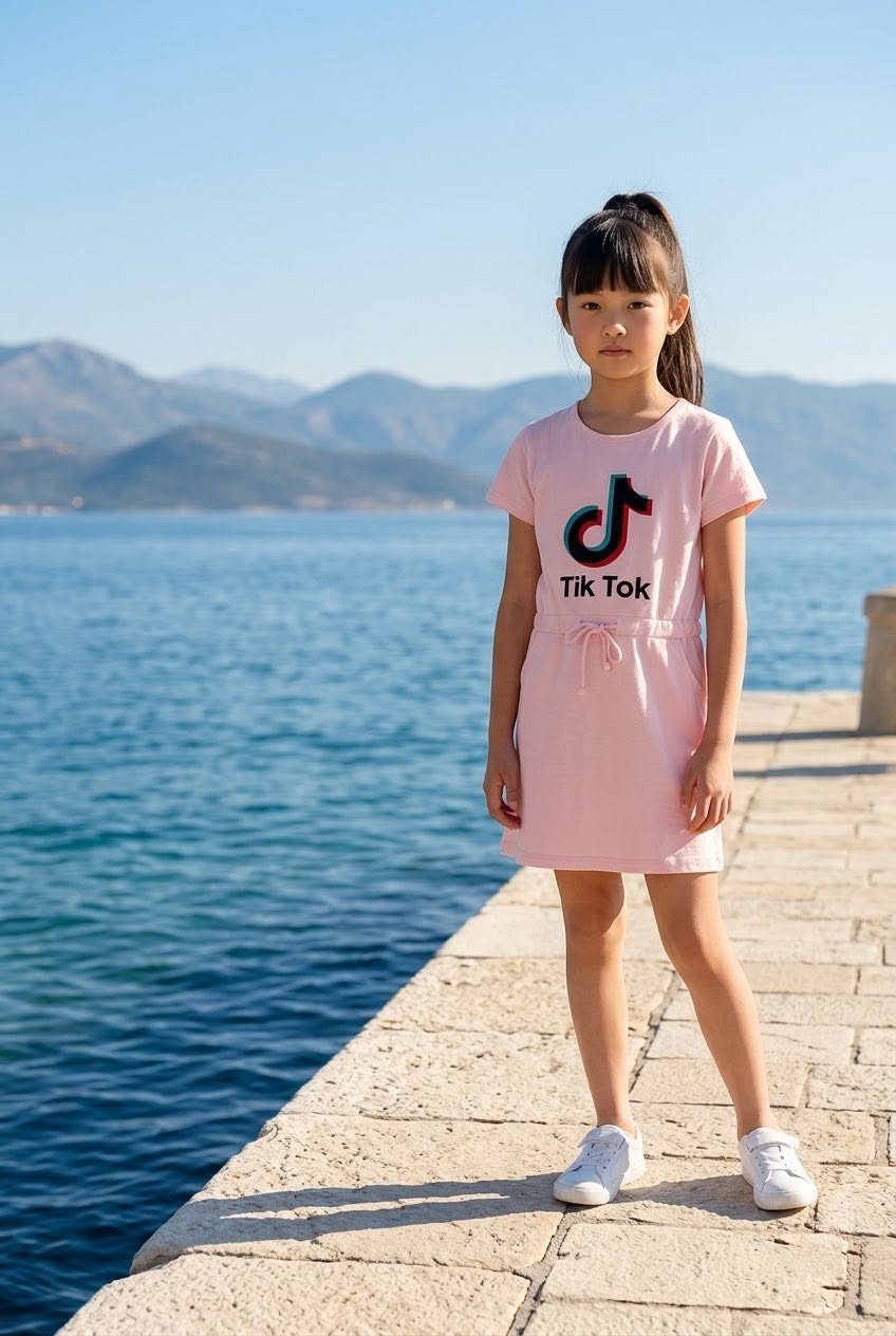 Ροζ Φόρεμα TikTok | Παιδικό Φόρεμα