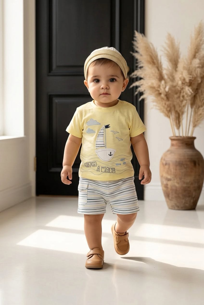 Little Sailor | Βρεφικό Καλοκαιρινό Σετ