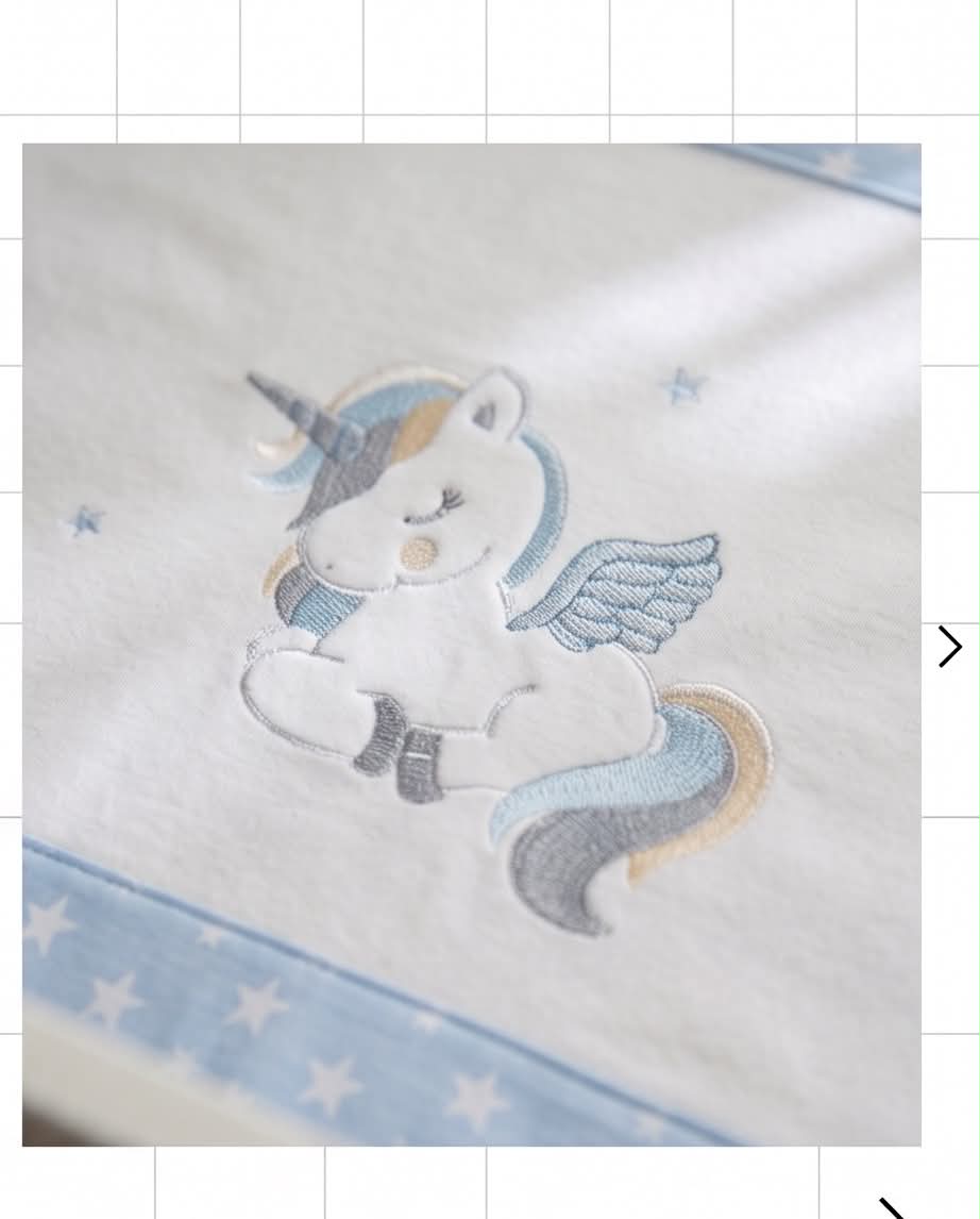Dream Unicorn | Βρεφικό Σετ Σεντονιών Κούνιας 3 Τεμαχίων