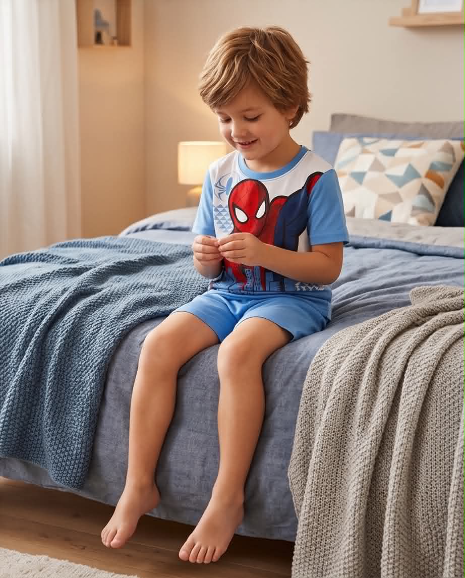 Spider Hero Blue | Παιδική Καλοκαιρινή Πιτζάμα
