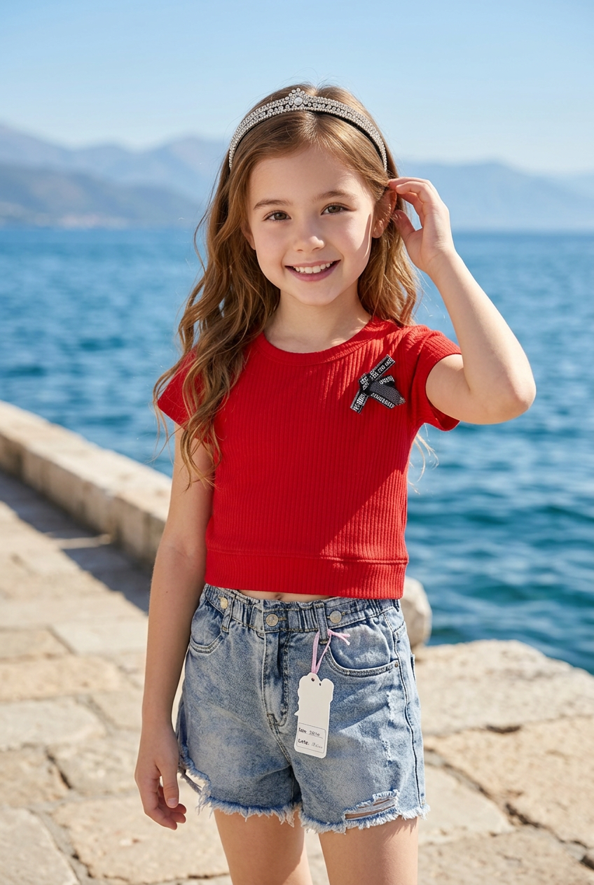 Ruby Bow | Μπλούζα Κοντομάνικη