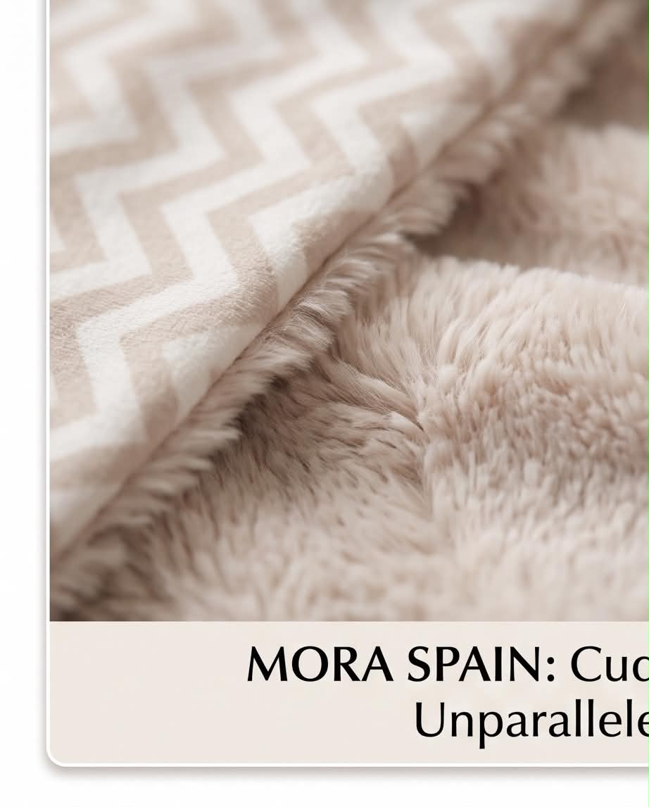 Mora Zig Zag | Βρεφική Κουβέρτα Αγκαλιάς Διπλής Όψης 80×110 cm