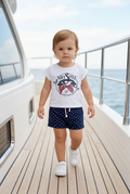 Navy Style | Παιδικό Σετ με Μπλούζα & Σορτς