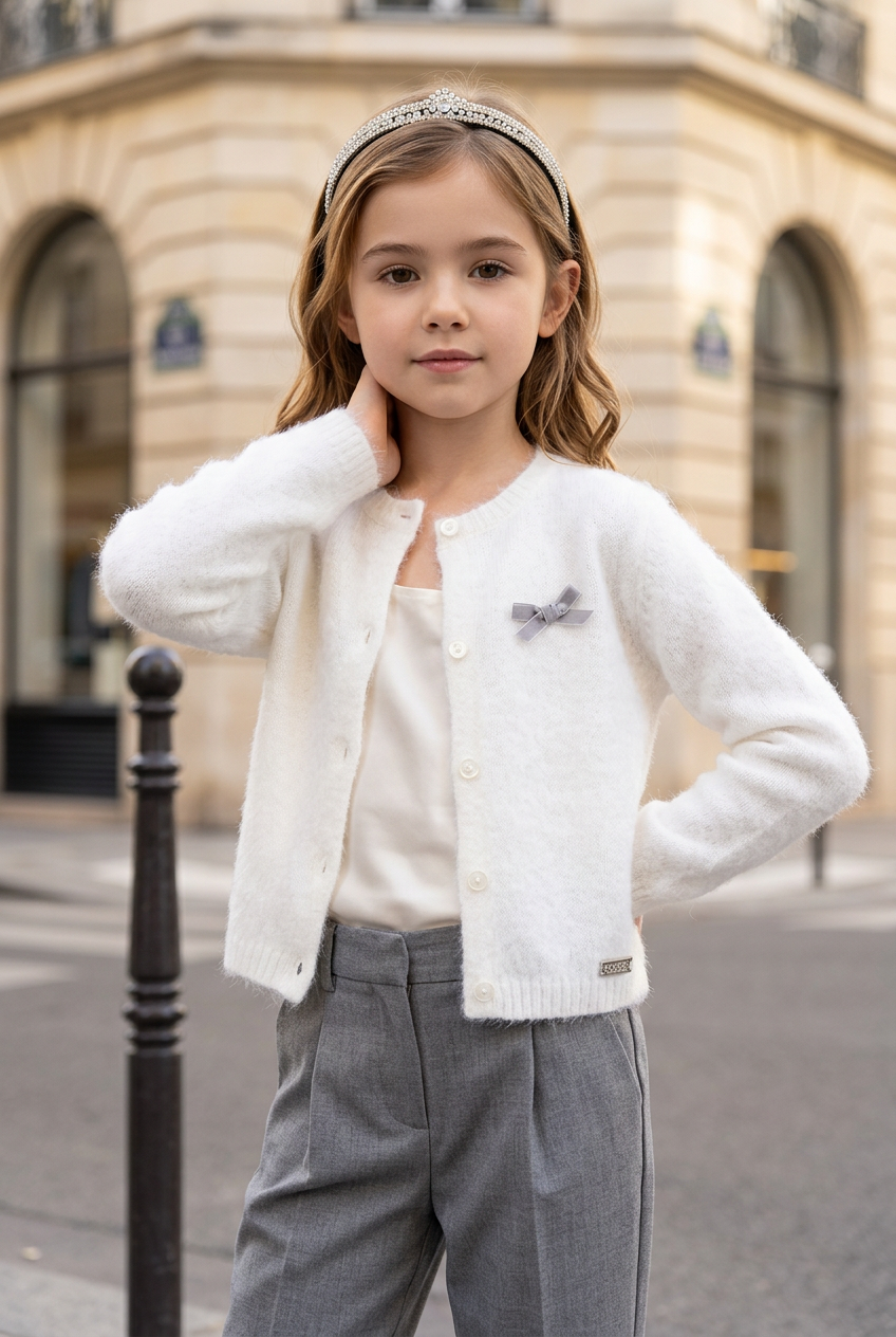 Bow Knit | Πλεκτή Ζακέτα με Φιόγκο