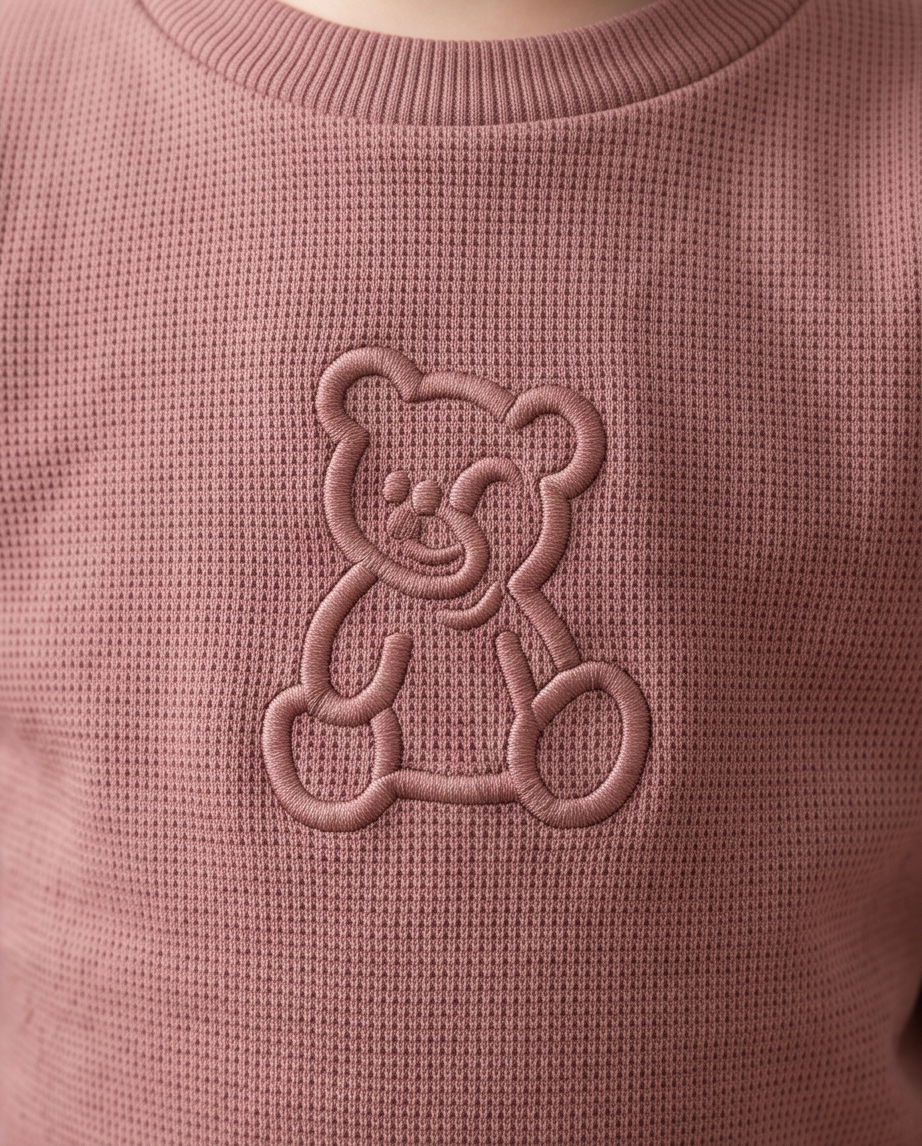 Teddy Texture | Βρεφικό Σετ Φόρμας