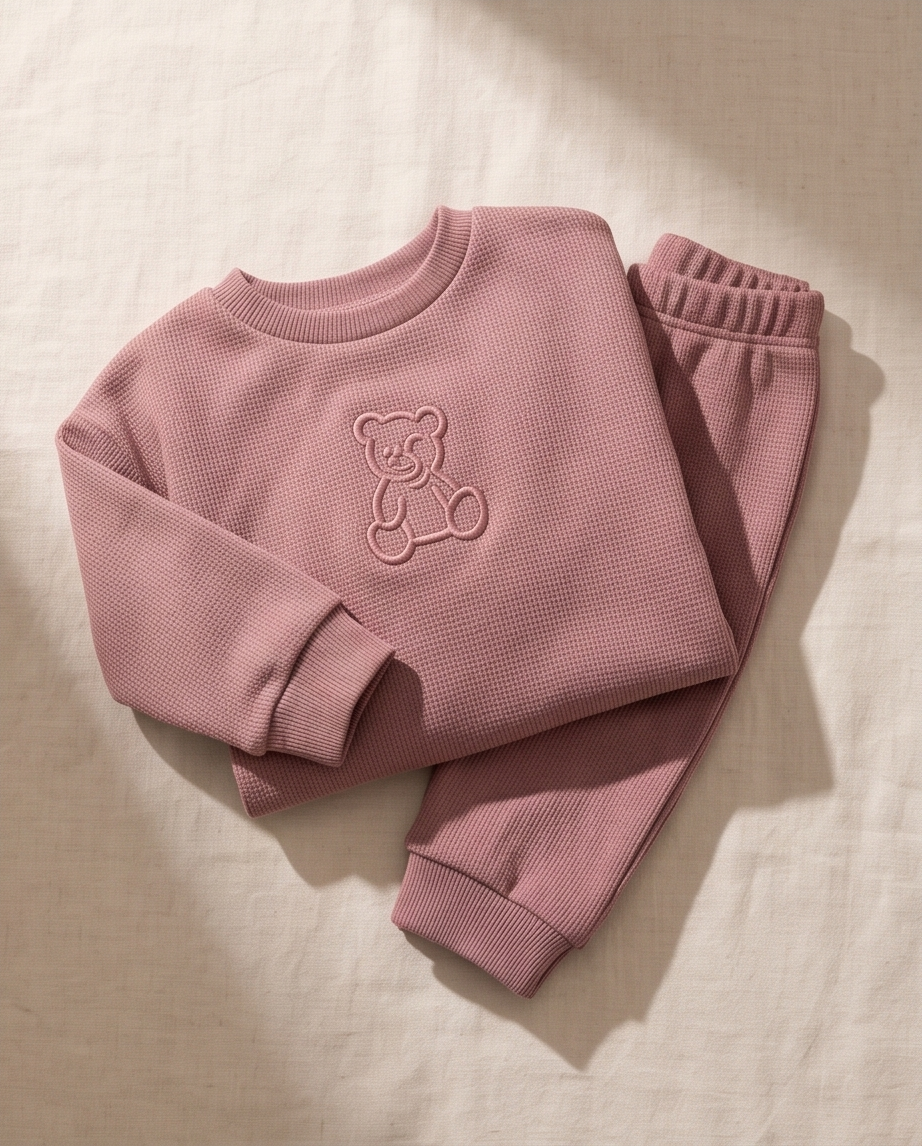 Teddy Texture | Βρεφικό Σετ Φόρμας