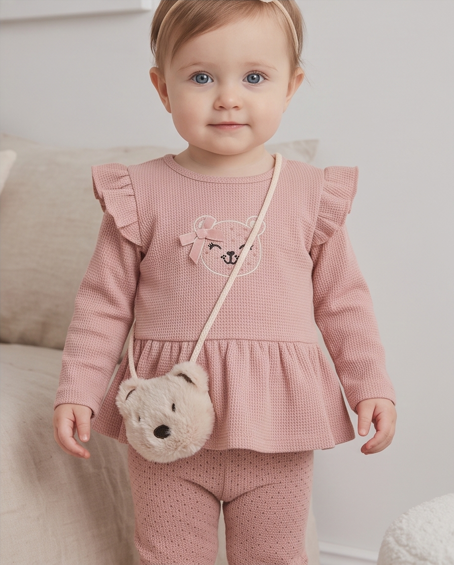 Sweet Teddy | Βρεφικό Σετ 3 Τεμαχίων