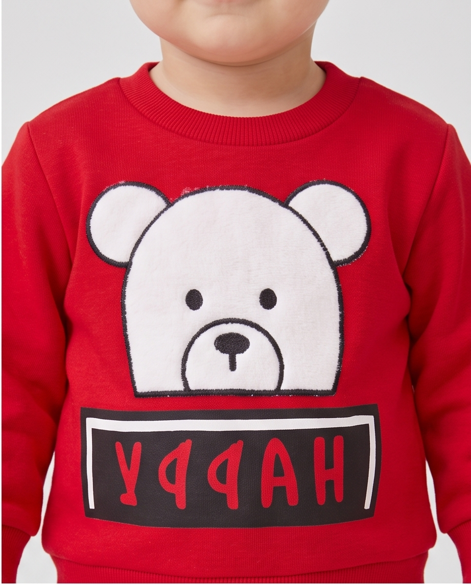 Happy Bear | Βρεφικό Σετ Φόρμας