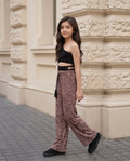 🖤 Wild Chic Set | Fashion σετ με μαύρο crop top και λεοπάρ παντελόνα