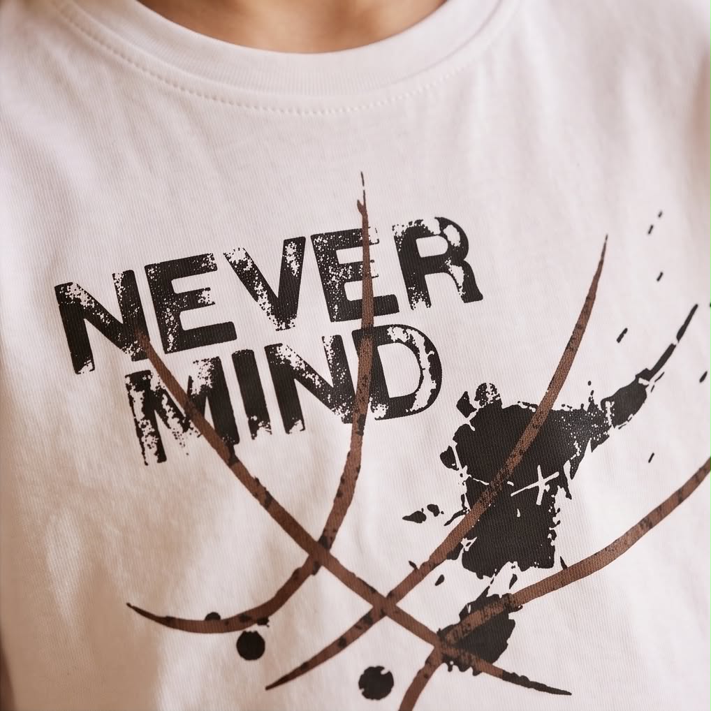 Never Mind! | Καθημερινό σετ με Μπλούζα & Βερμούδα