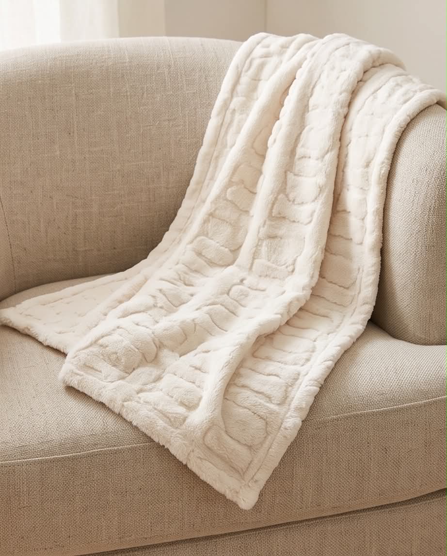 Teddy Soft | Βρεφική Ανάγλυφη Κουβέρτα Αγκαλιάς 80×110 cm