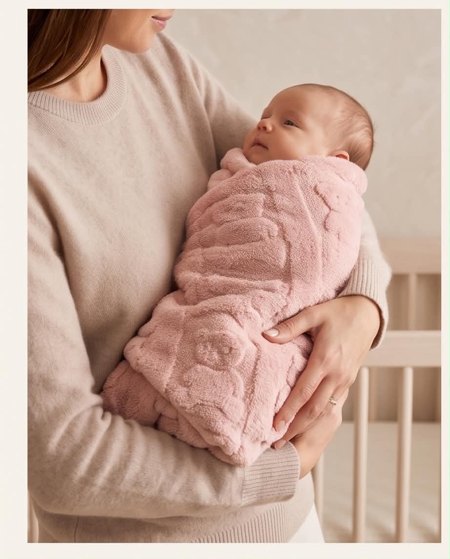 Teddy Soft | Βρεφική Ανάγλυφη Κουβέρτα Αγκαλιάς 80×110 cm