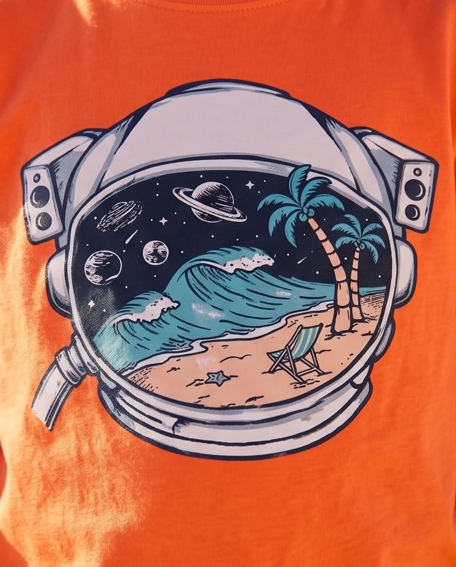 Space Adventure | Παιδικό σετ με κοντομάνικο μπλουζάκι και σορτ